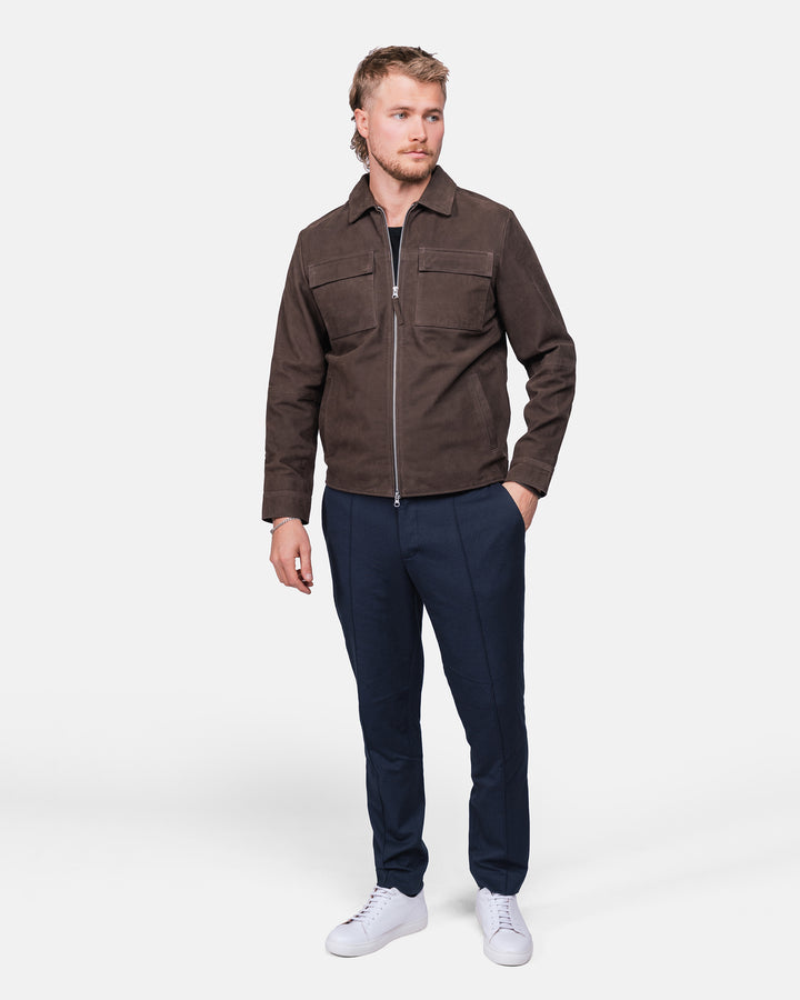 Weston buffalo suede Dk. brown