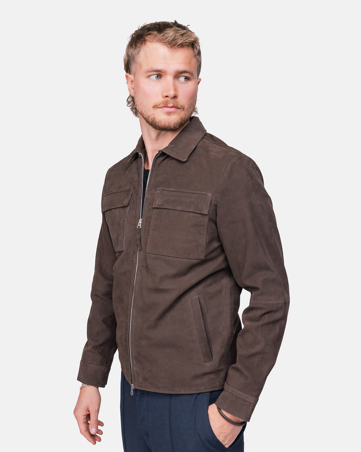 Weston buffalo suede Dk. brown