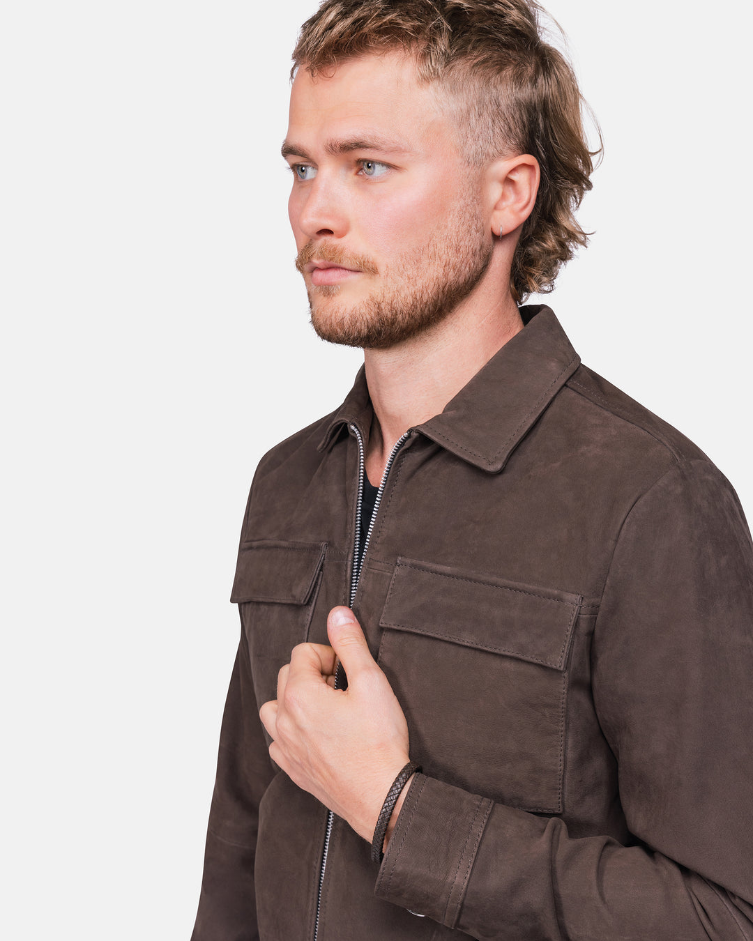 Weston buffalo suede Dk. brown