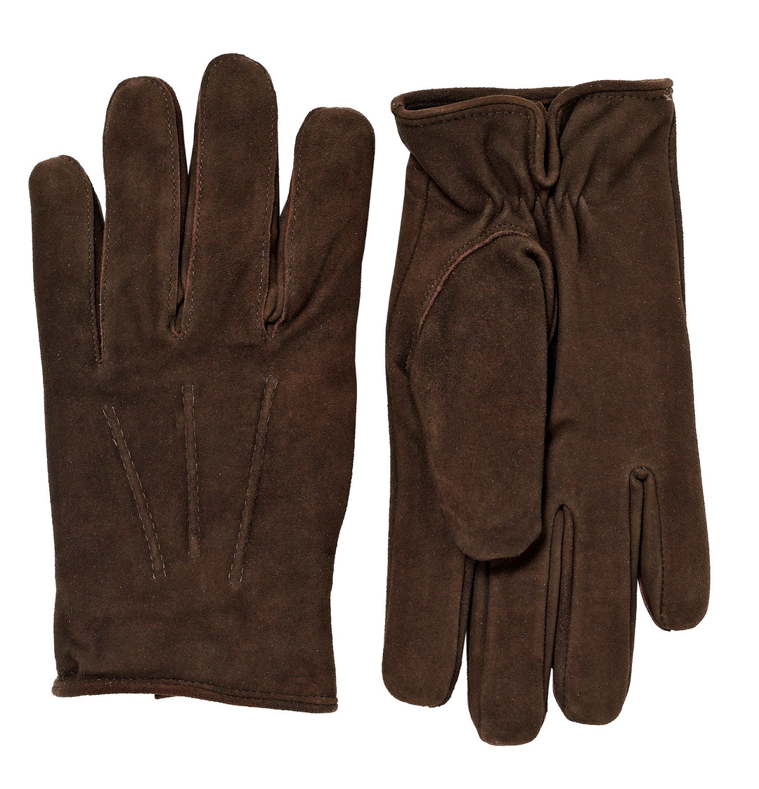 wildleder handschuhe herren M1 Ziegenveloursleder braun