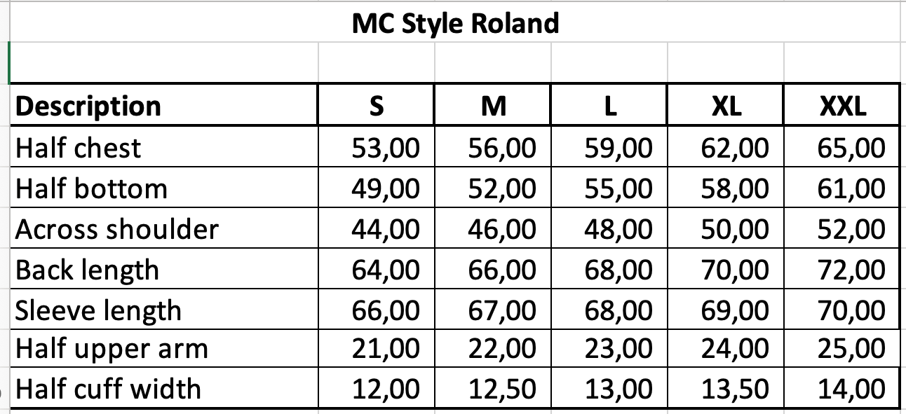 Size Guide