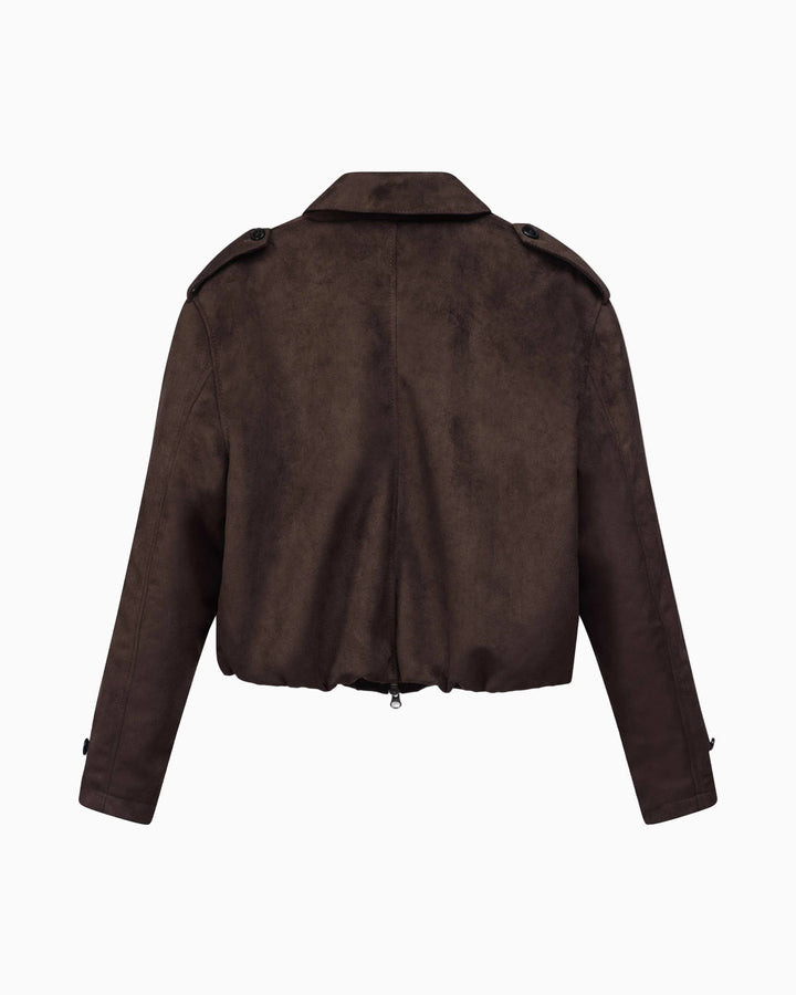 Leja Vegan Suede Dark Brown