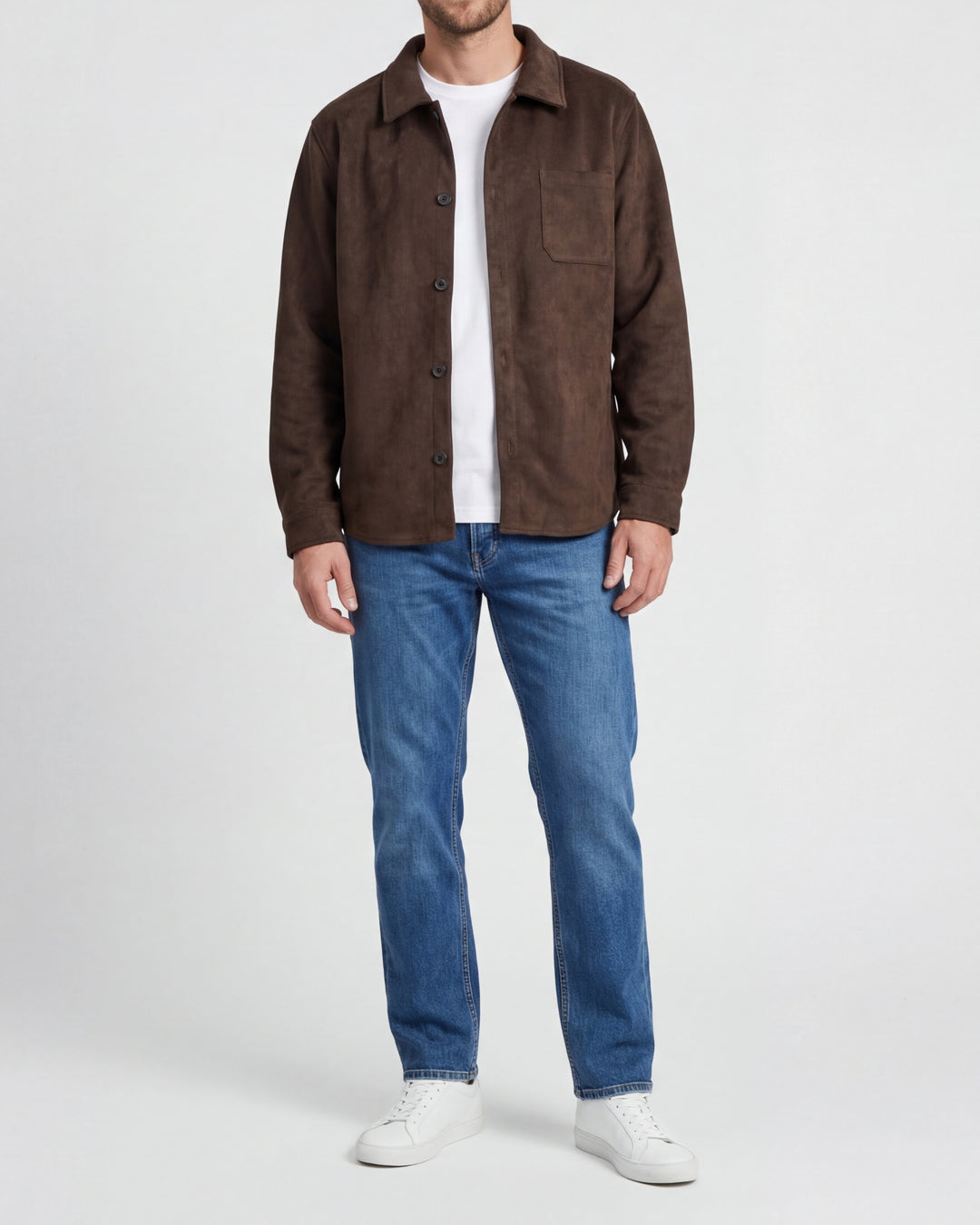 Alfred vegan suede brown