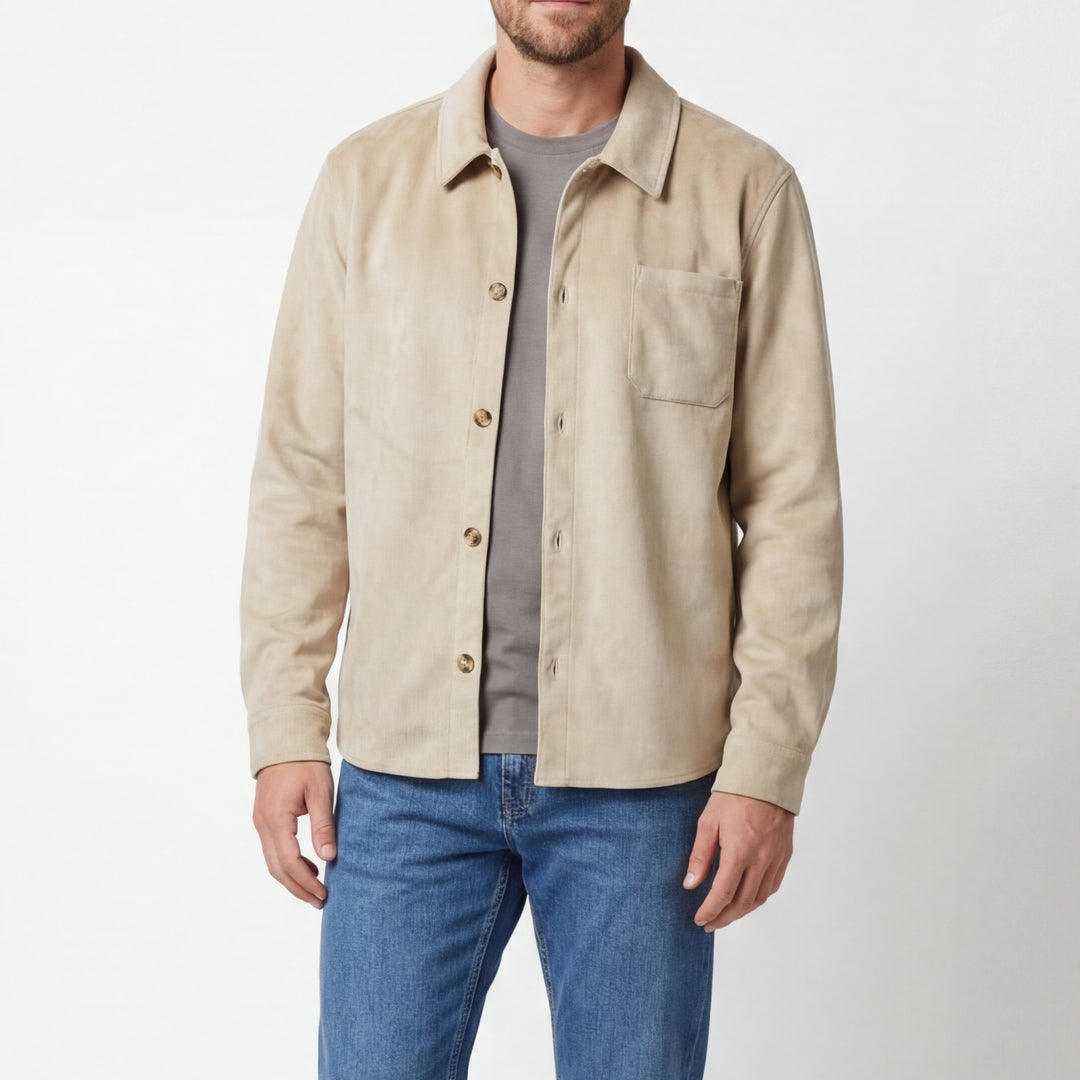 Alfred vegan suede beige