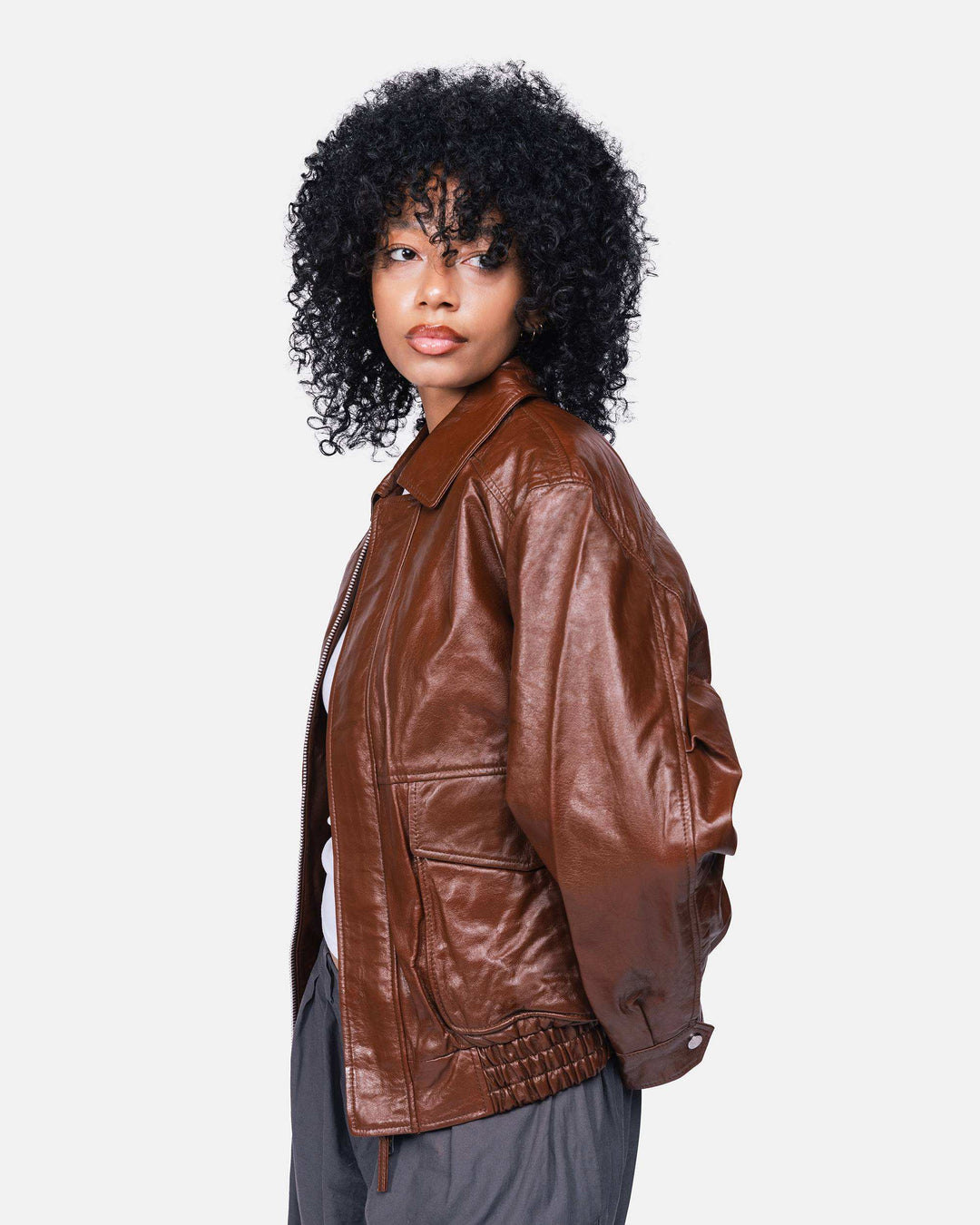 Vera Buffalo Leather Brown