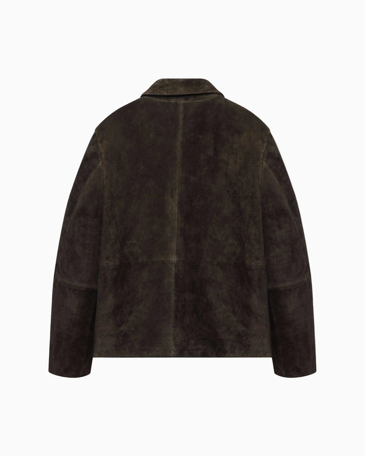 Alma Cow Suede Dark Brown