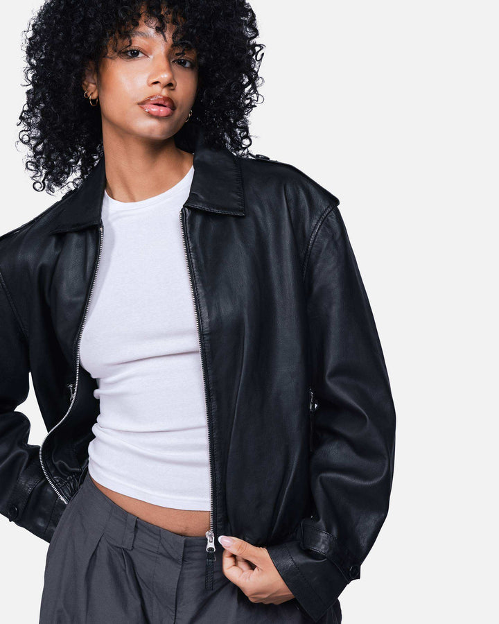 Leja Leather Black