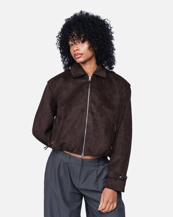 Leja Vegan Suede Dark Brown