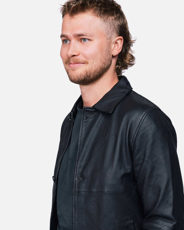 Buster Leather Black