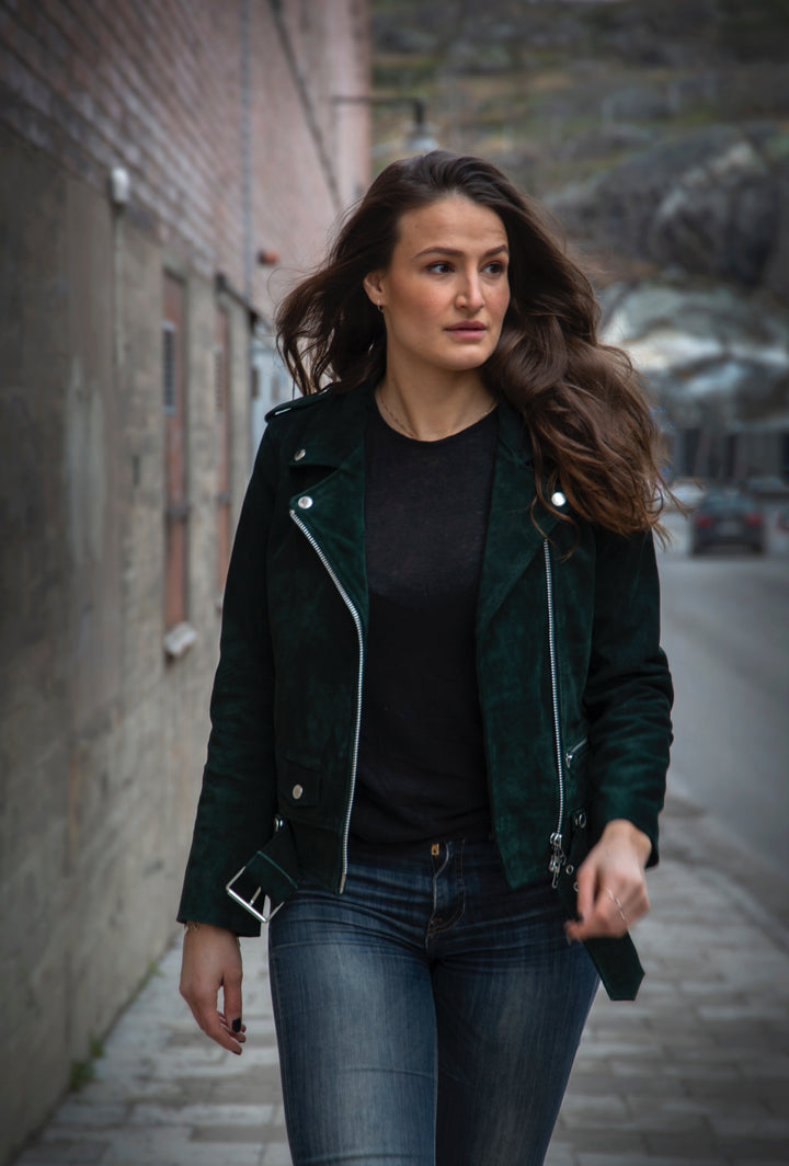 Nellie Suede Green