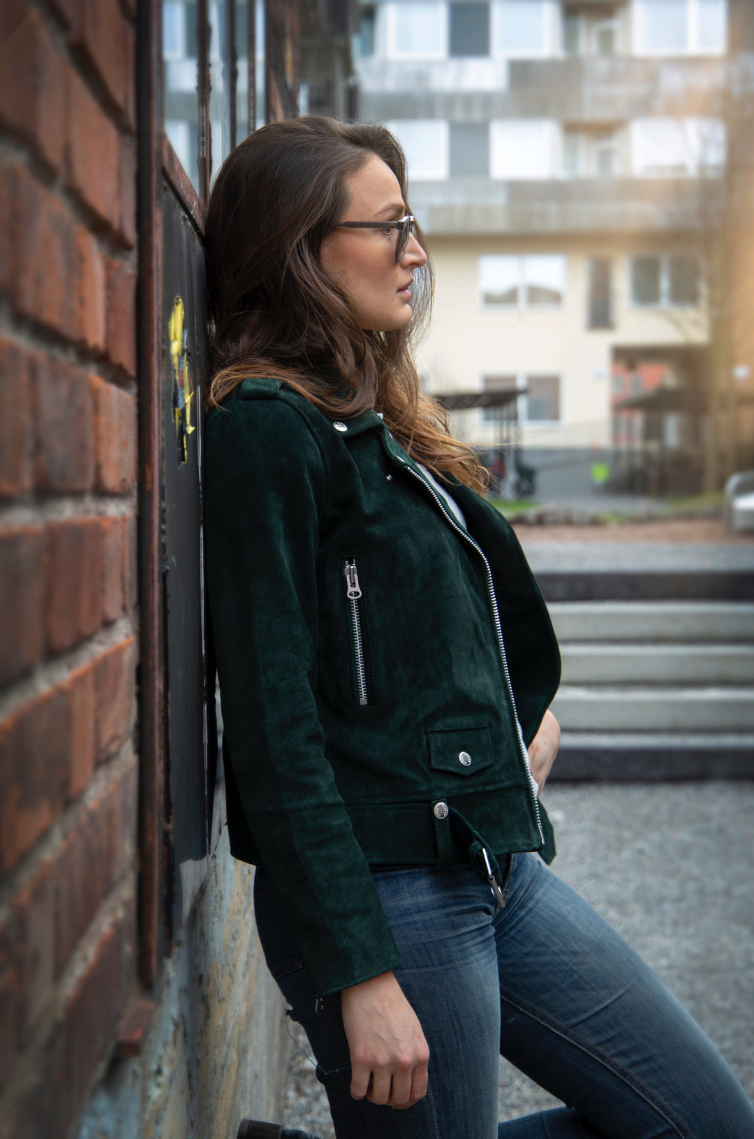 Nellie Suede Green