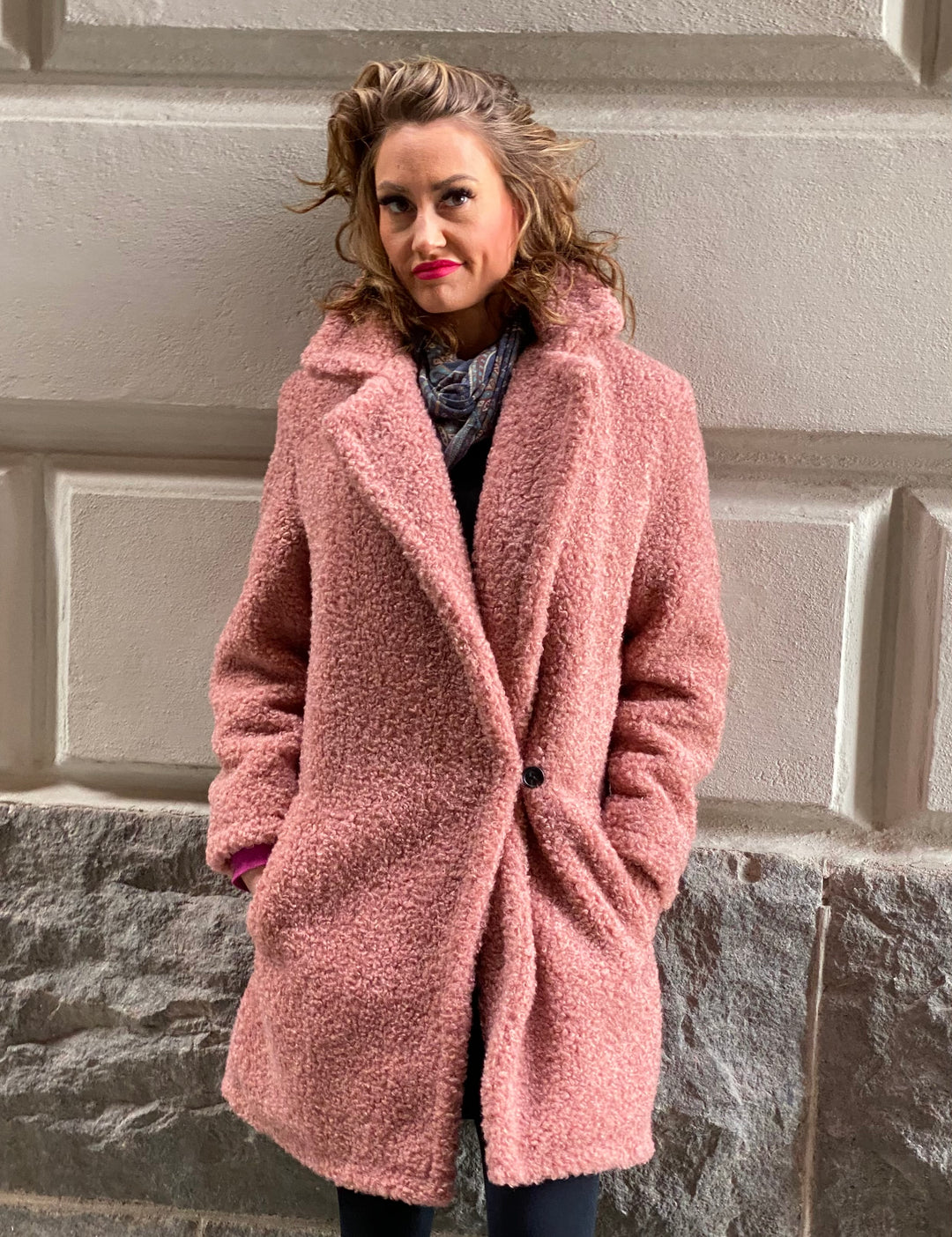 Tove fur pink