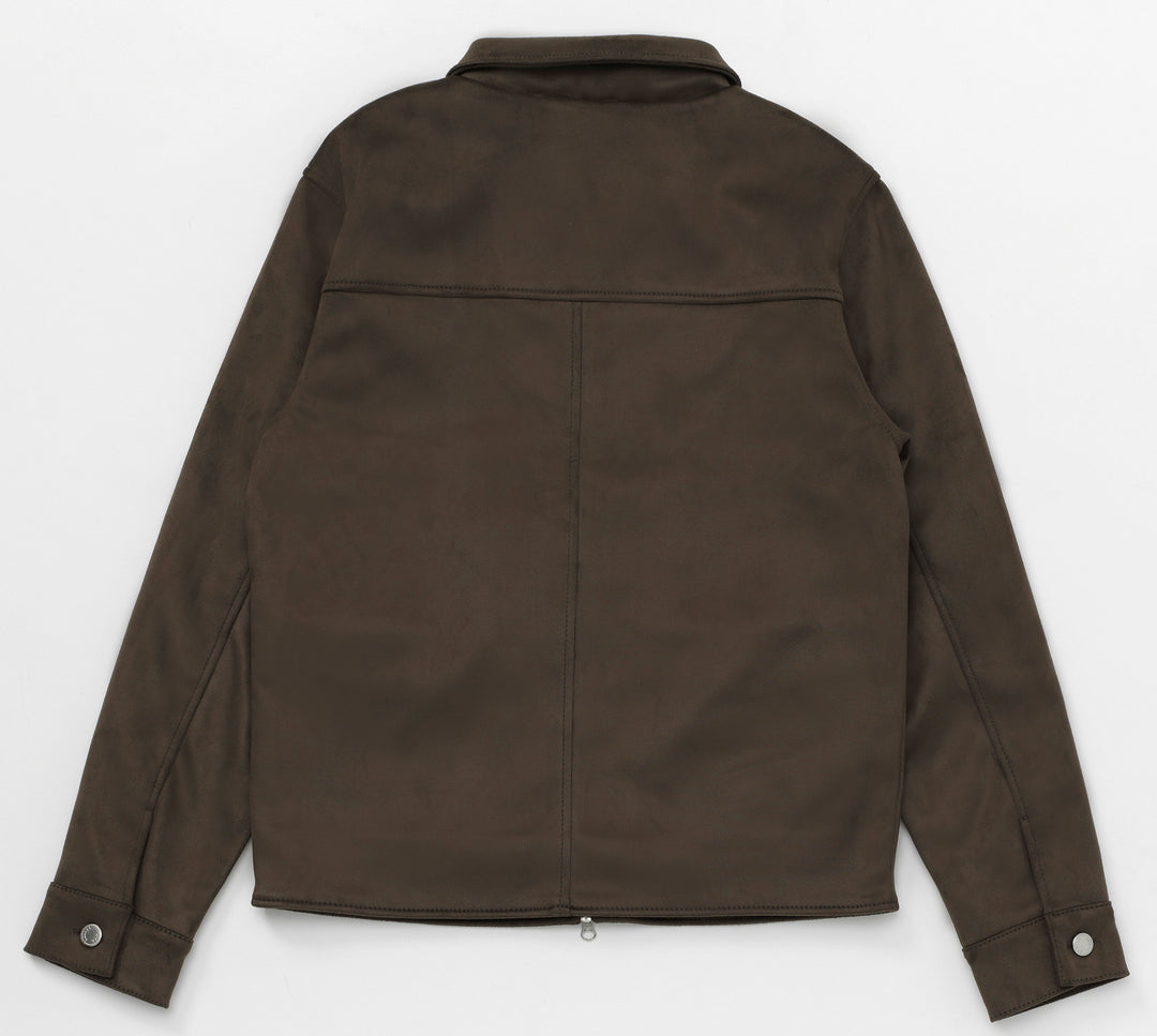 Seth vegan suede Dark brown