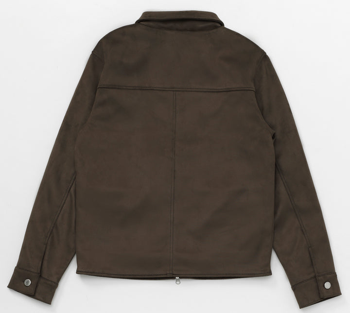 Seth vegan suede Dark brown